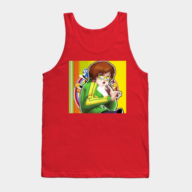 Persona 4 Chie Satonaka Tank Top by buffalotrident